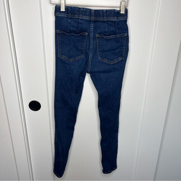 Free People Ultra High Rise Stretchy Skinny Ankle Jeans Size 25 - Picture 5 of 7